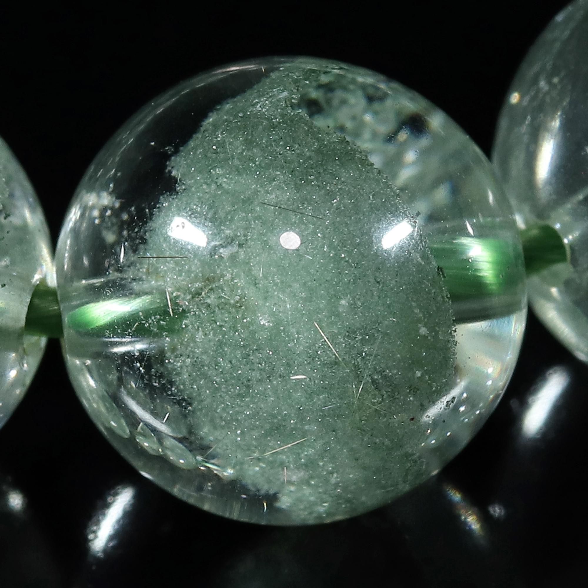 プレミアム】ブラジル産グリーンファントムクォーツ 9mm～9.5mm玉