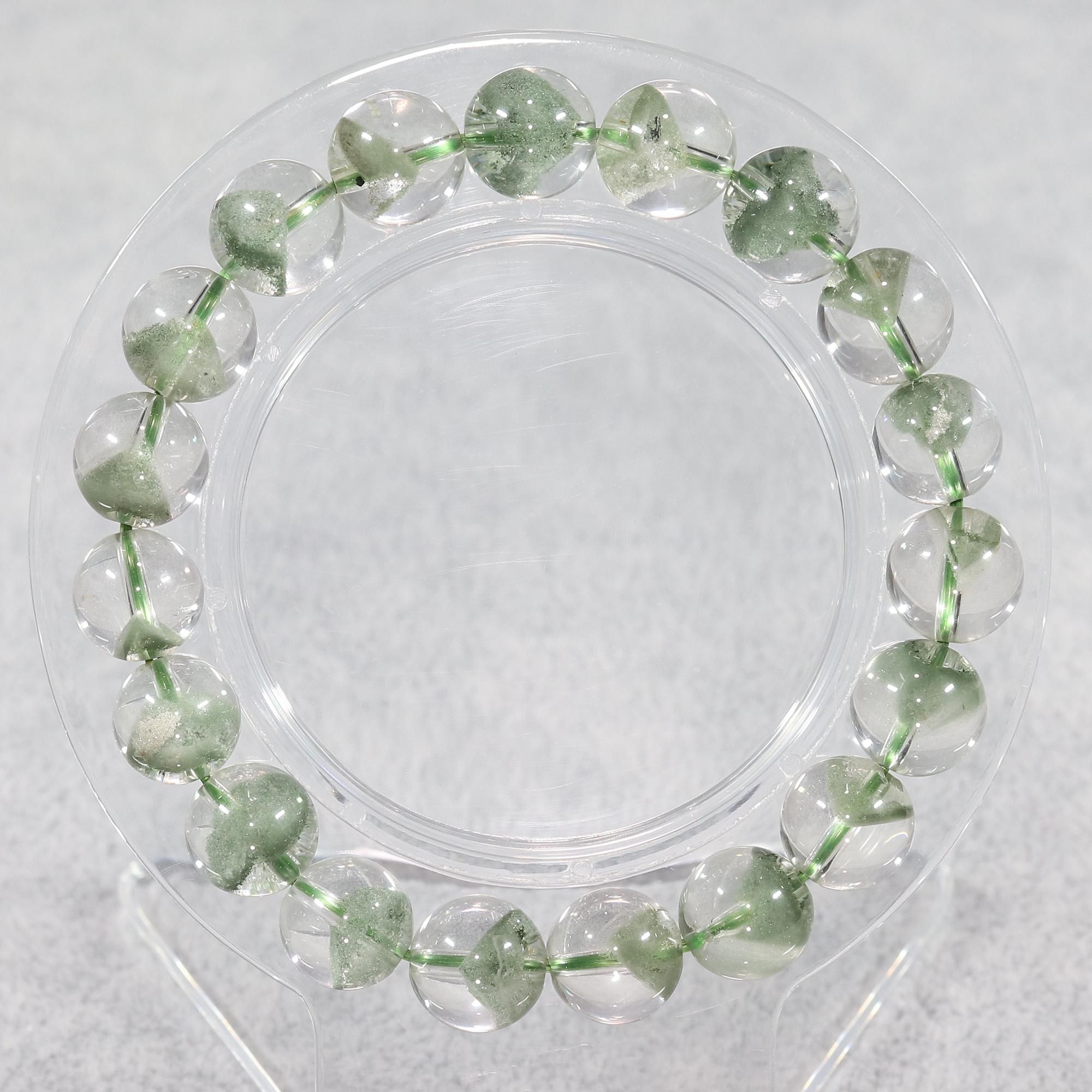 プレミアム】ブラジル産グリーンファントムクォーツ 9mm～9.5mm玉