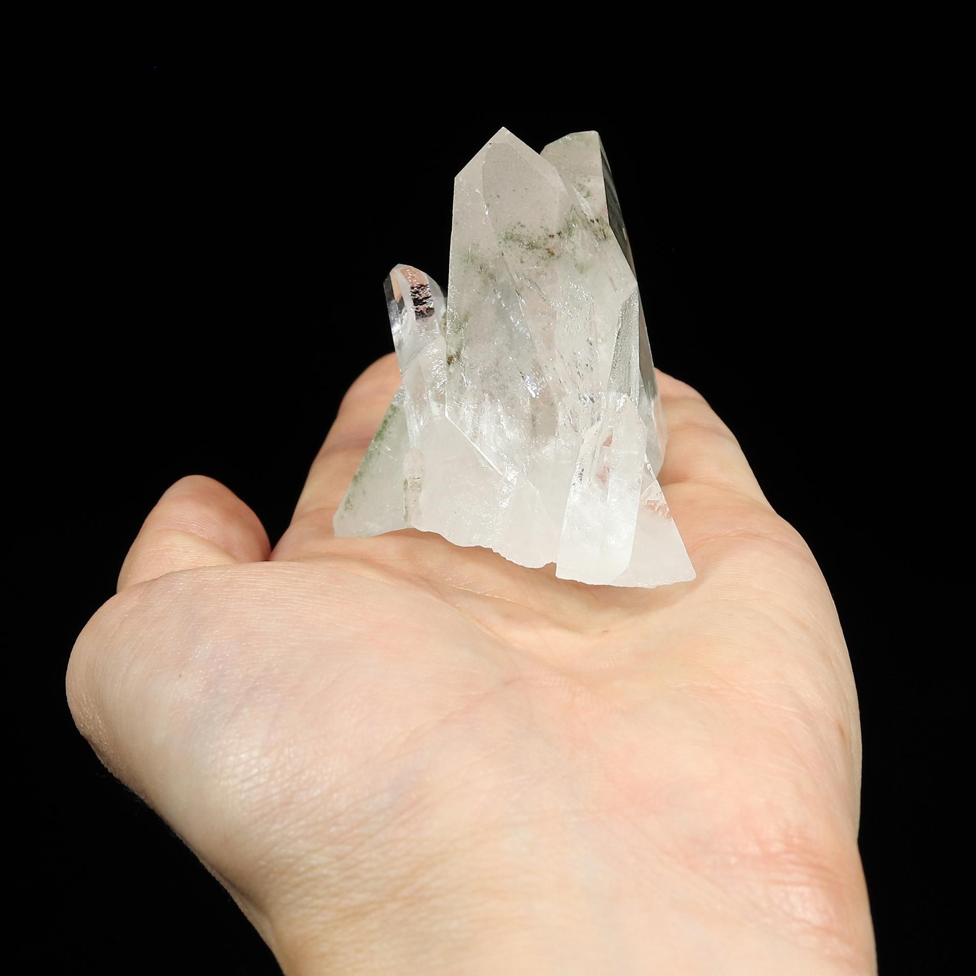 高品質】ブラジル・ミナスジェライス州産クローライト入り水晶