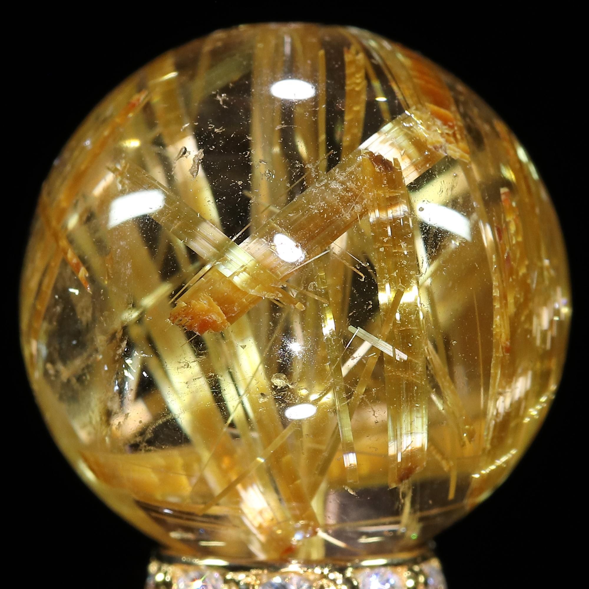 高品質 新品 タイチンルチル ゴールドルチル 透明感 針 最上級 キャッツアイ 高品質 新品 タイチンルチル ゴールドルチル 透明感 針 最上級