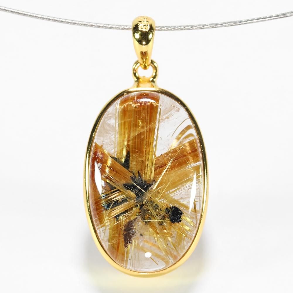 太陽放射ルチルクォーツ ペンダントトップ特集 - ルチルクォーツ専門店