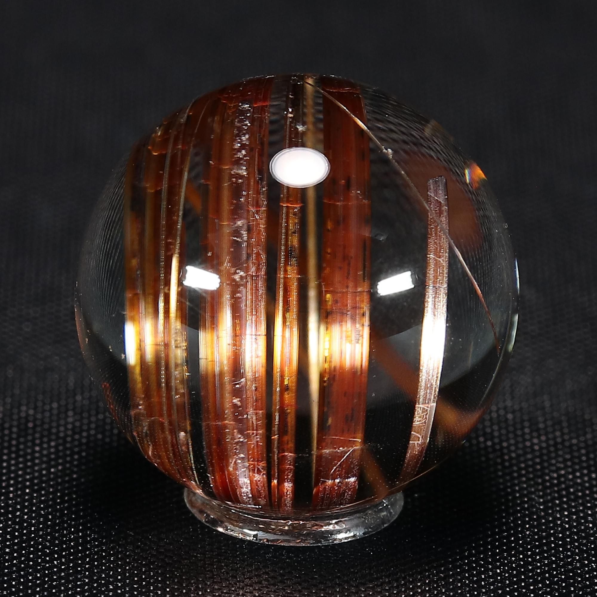 レッドルチルクォーツ | ブレスレット 13mm - 高品質天然石のハンドメイドアクセサリー通販 FAIRY STONE