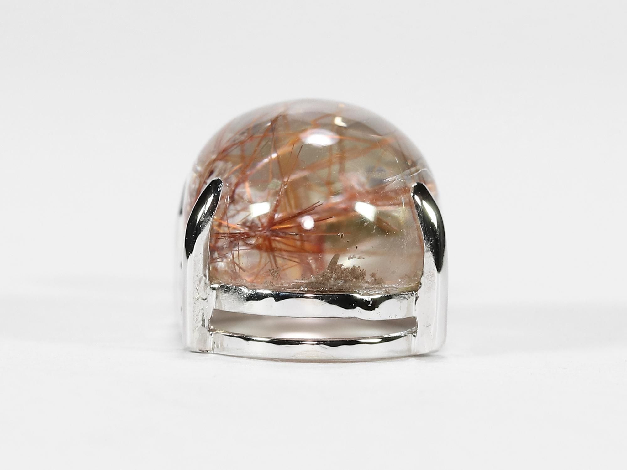 珍品】オレンジレッドスターバーストルチル&ブラックスター