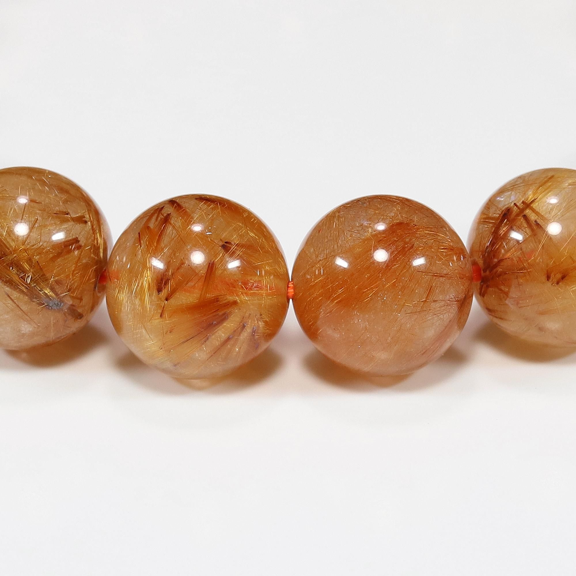 ルチルクォーツ　ブレスレット （仕入れの約1/3) ルチルクォーツ ブレスレット （仕入れの約1/3)