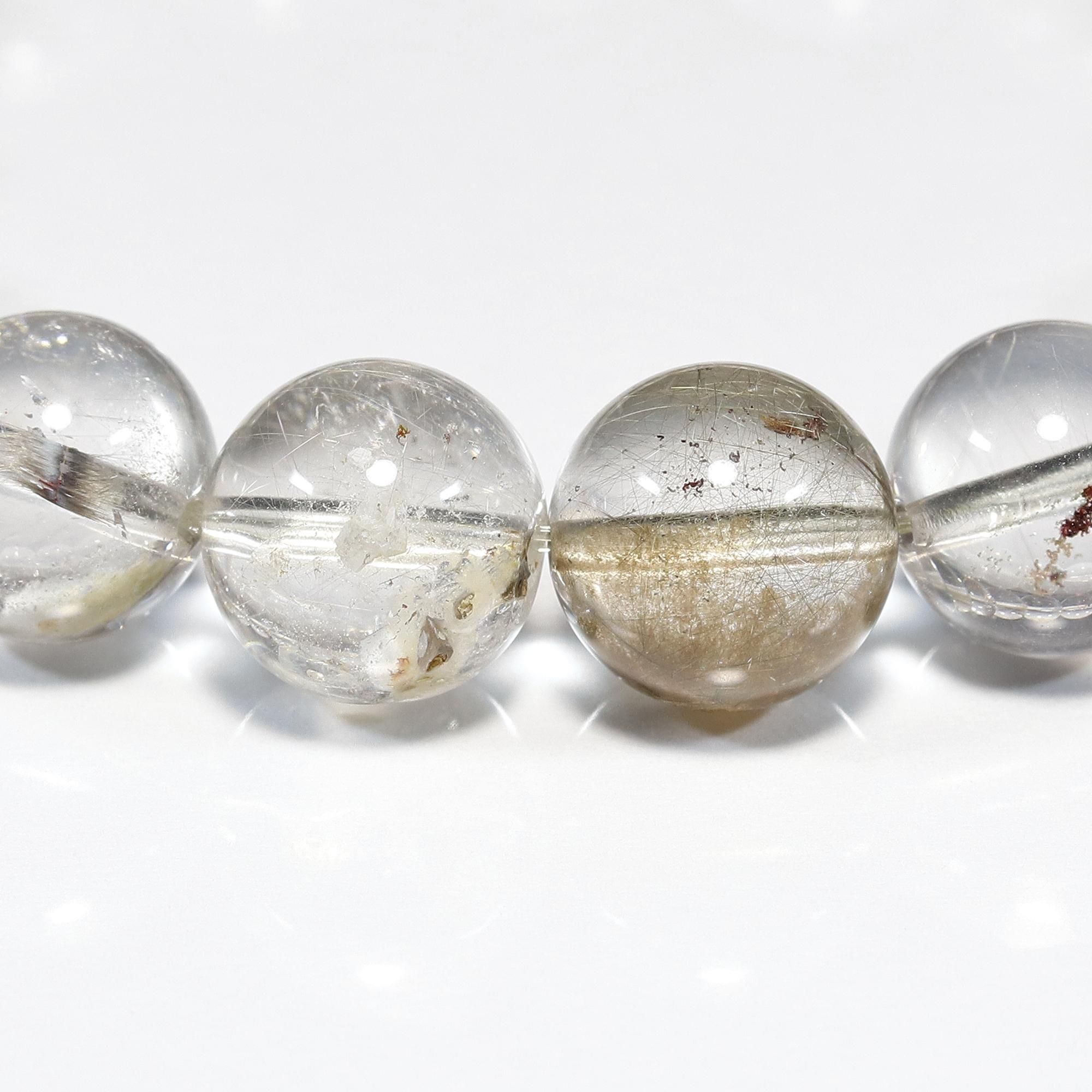 高品質/オーロラ・ガーデン・ヘマタイト・クォーツ入りのミックス