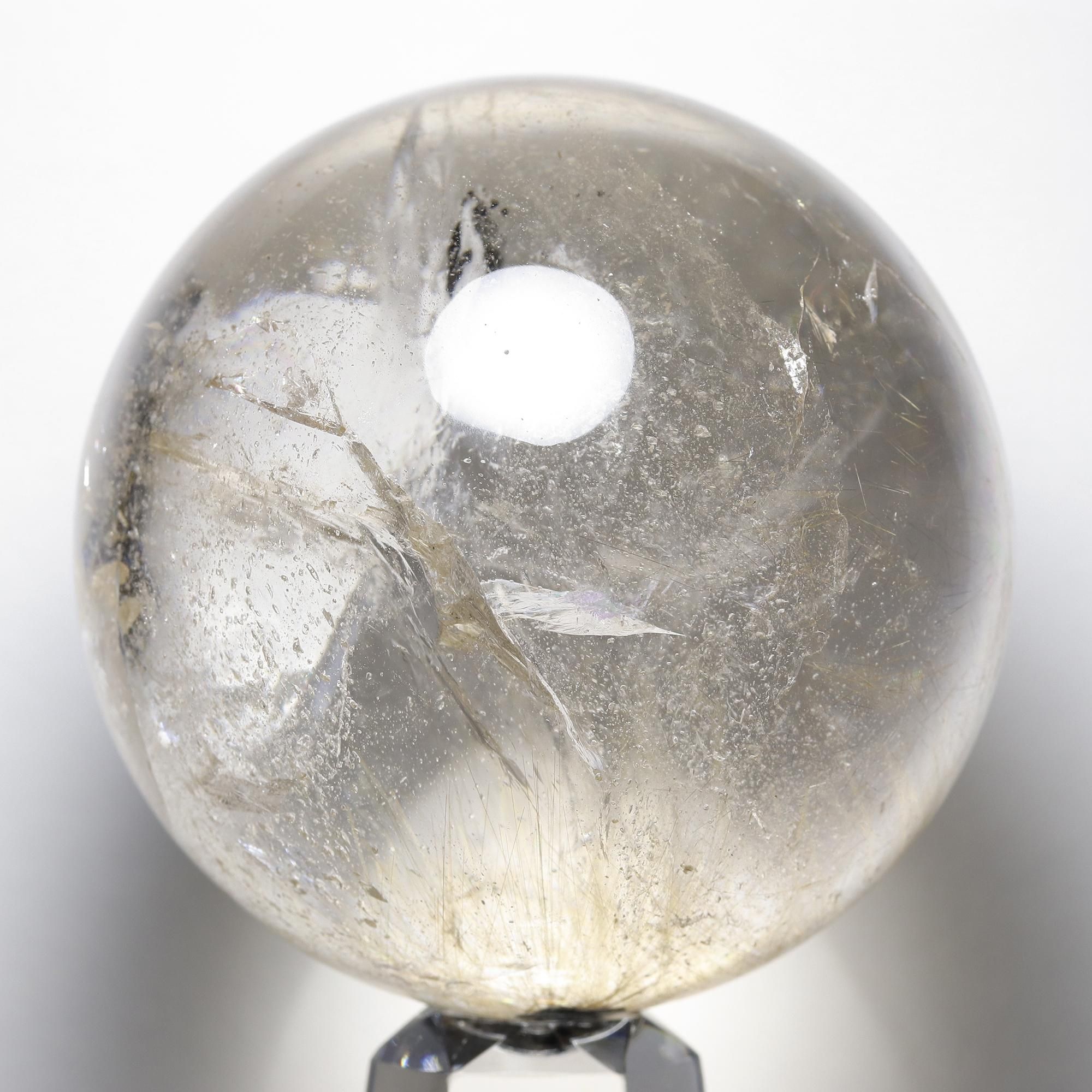 ヒマラヤクォーツ マニハール ルチル入り 原石 ヒマラヤ水晶 ルチルクォーツ トップクォリティ]インド/マニハール産ヒマラヤ水晶/ルチル結晶