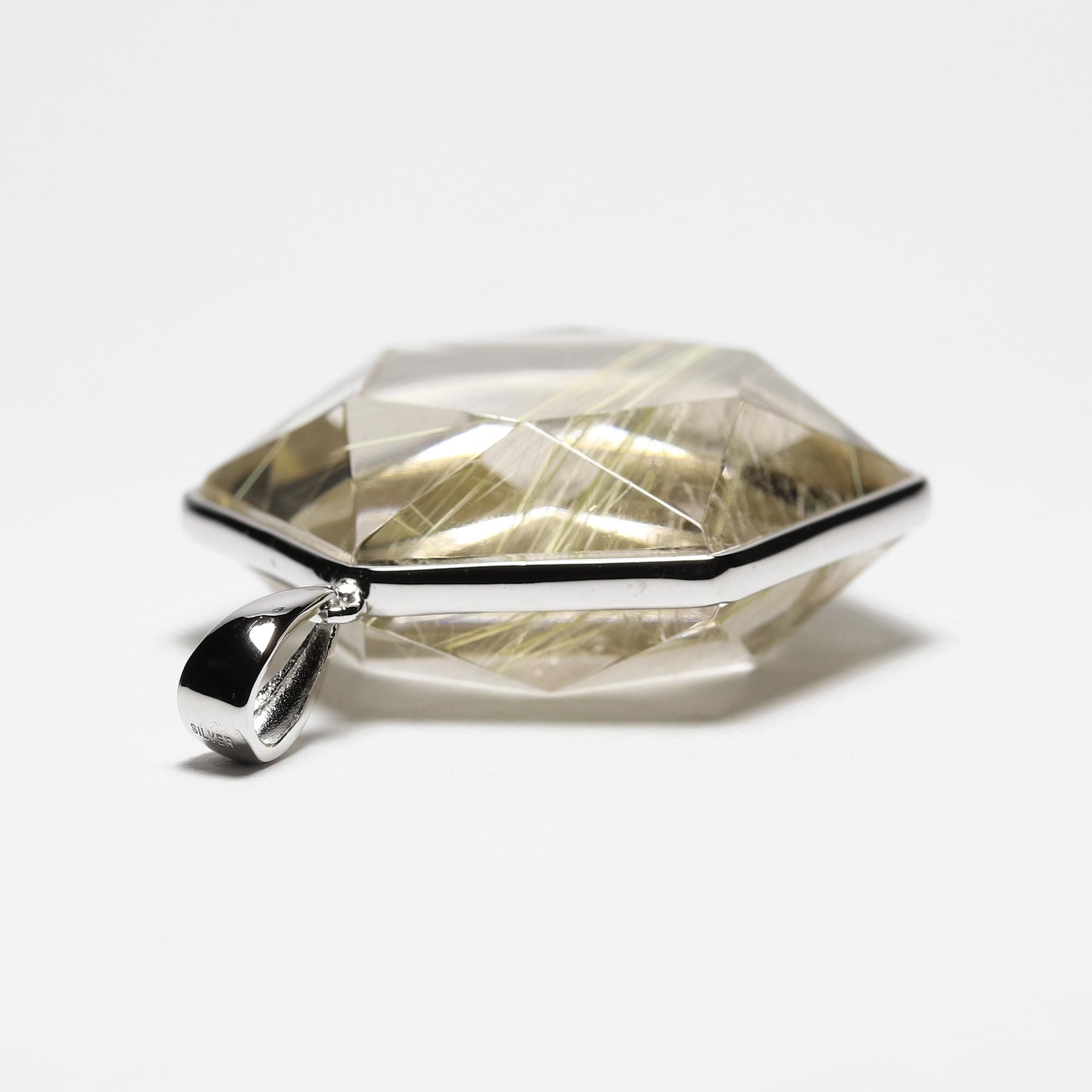 【希少・超美品】お守りゴールデンルチルクォーツヘキサグラム4 希少・超美品】お守りゴールデンルチルクォーツヘキサグラム4