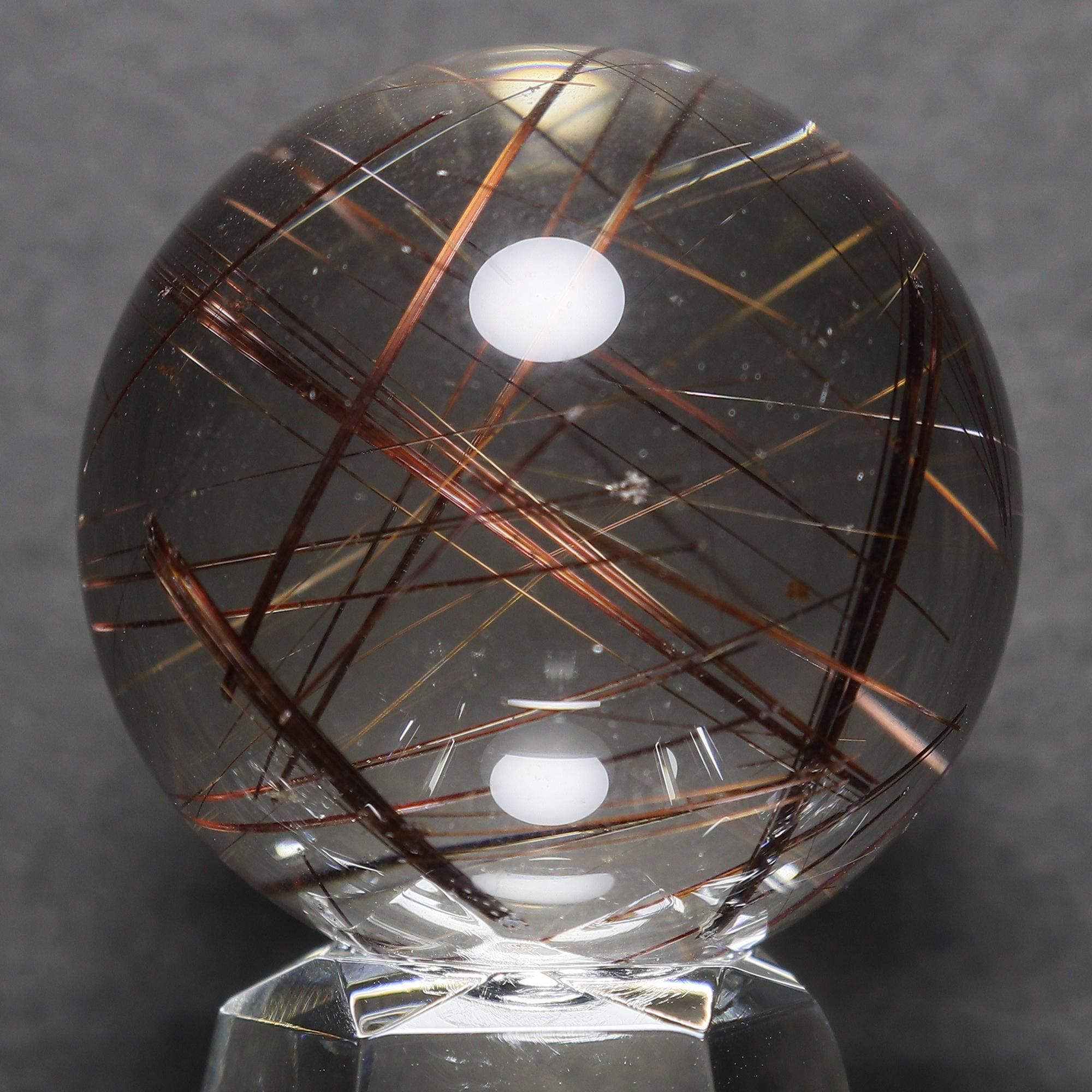 レッドルチルクォーツ　スフィア　41mm レッドルチルクォーツ スフィア 41mm