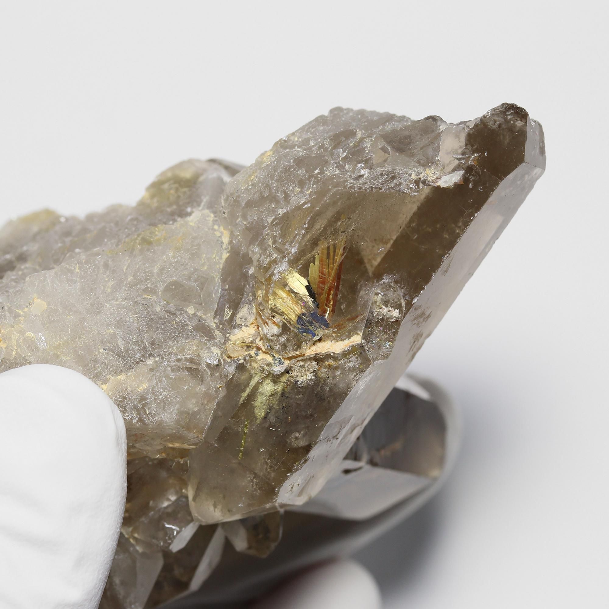 タイチンルチル 放射 ルチルクォーツ 水晶 鉱物標本 タイチン ルチルクォーツ 原石 針入り水晶 パワーストーン 鉱物