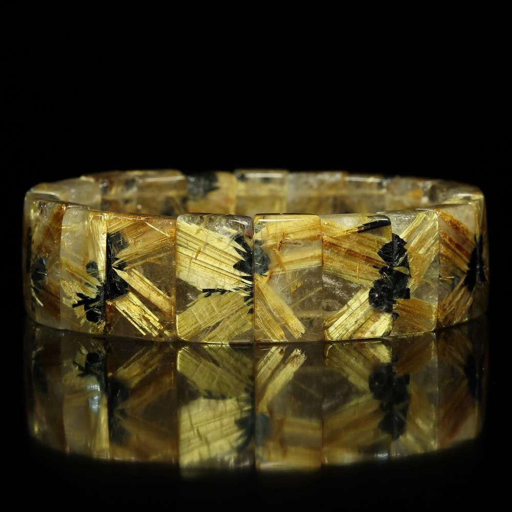 バングル-太陽放射ルチルクォーツ - ルチルクォーツ専門店