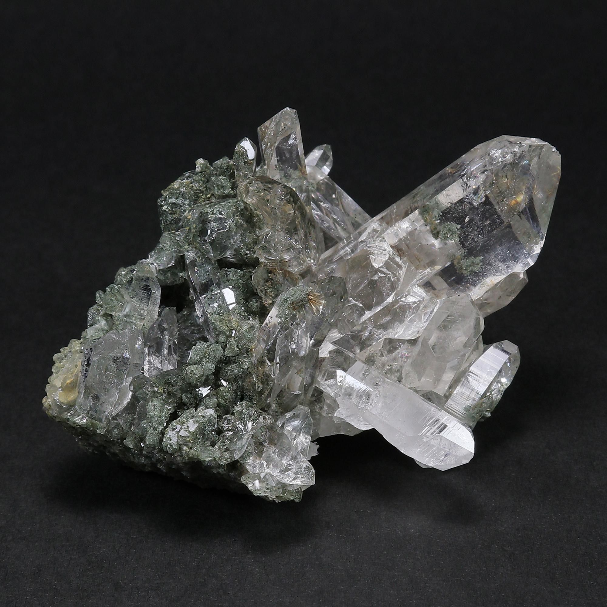 高品質/ルチル入り】インド・マニハール産 ヒマラヤ水晶 (ルチル