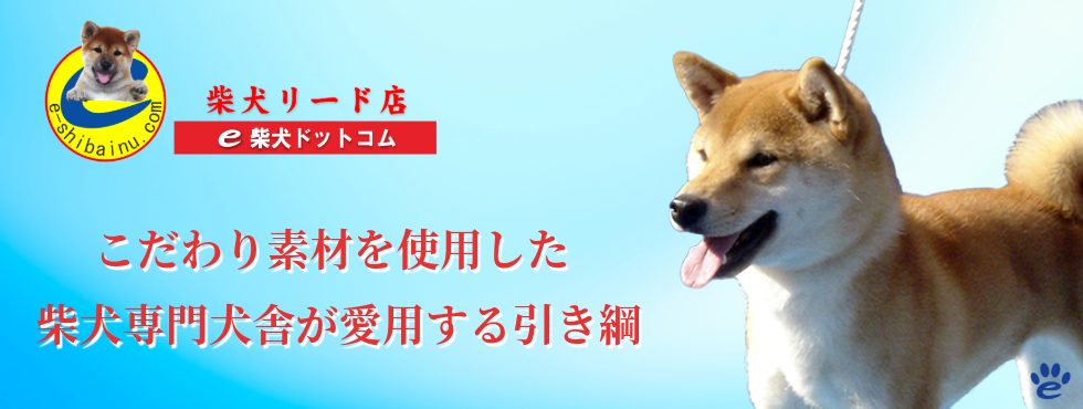 柴犬展覧会用リード【極】 紫（引き綱） - 柴犬リード店 《e柴犬ドットコム》