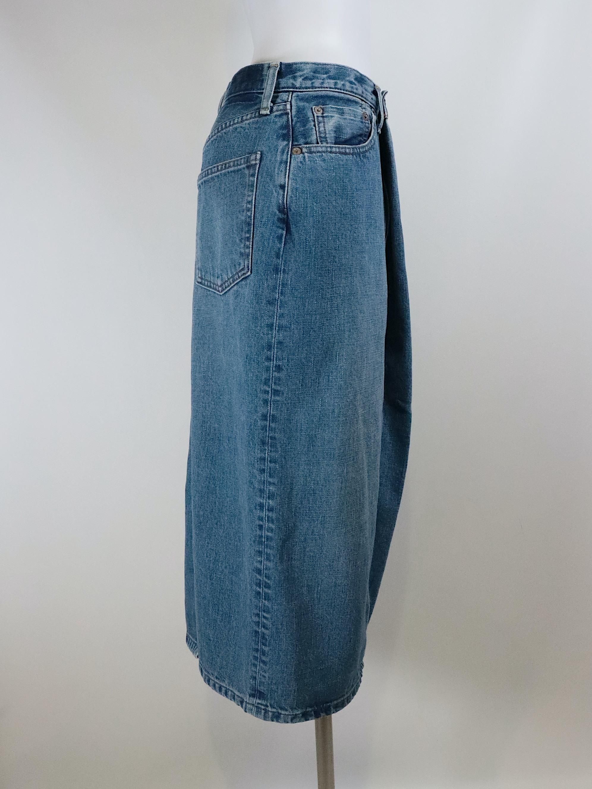 HYKE（ハイク）　デニムスカート　サイズ2 中古・古着通販】HYKE (ハイク) デニムスカート ブラック サイズ