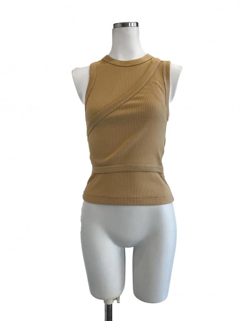 <img class='new_mark_img1' src='https://img.shop-pro.jp/img/new/icons20.gif' style='border:none;display:inline;margin:0px;padding:0px;width:auto;' />DOUBLE SHOULDER TANK TOP