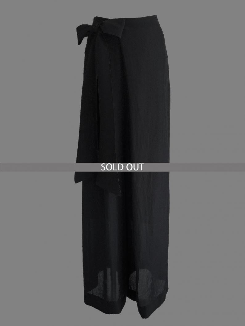 <img class='new_mark_img1' src='https://img.shop-pro.jp/img/new/icons47.gif' style='border:none;display:inline;margin:0px;padding:0px;width:auto;' />SHEER TWILL WIDE LEG PANTS