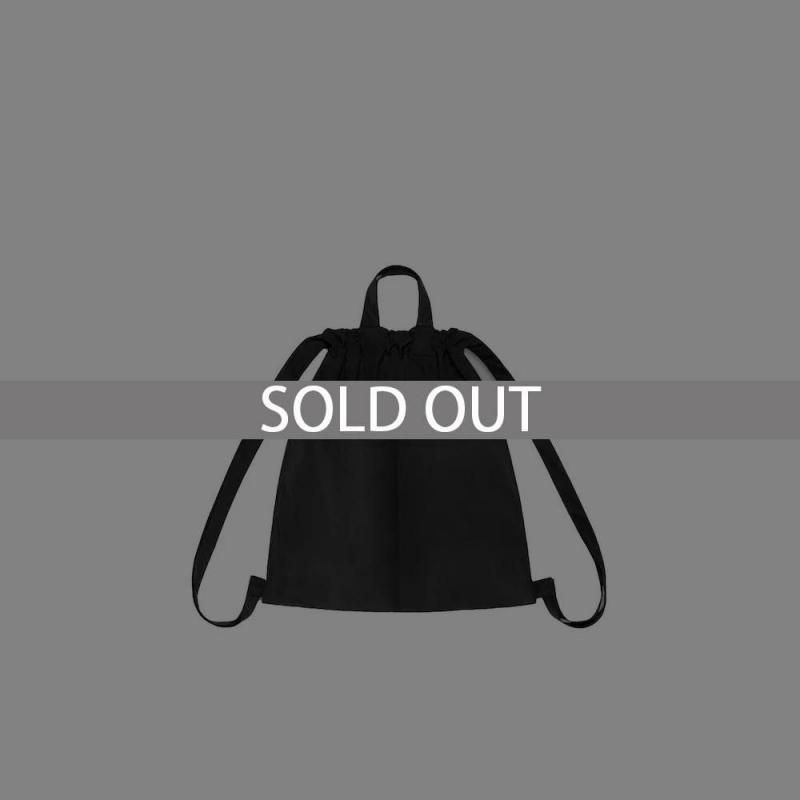 <img class='new_mark_img1' src='https://img.shop-pro.jp/img/new/icons47.gif' style='border:none;display:inline;margin:0px;padding:0px;width:auto;' />Drawstring Back Pack (BLACK)