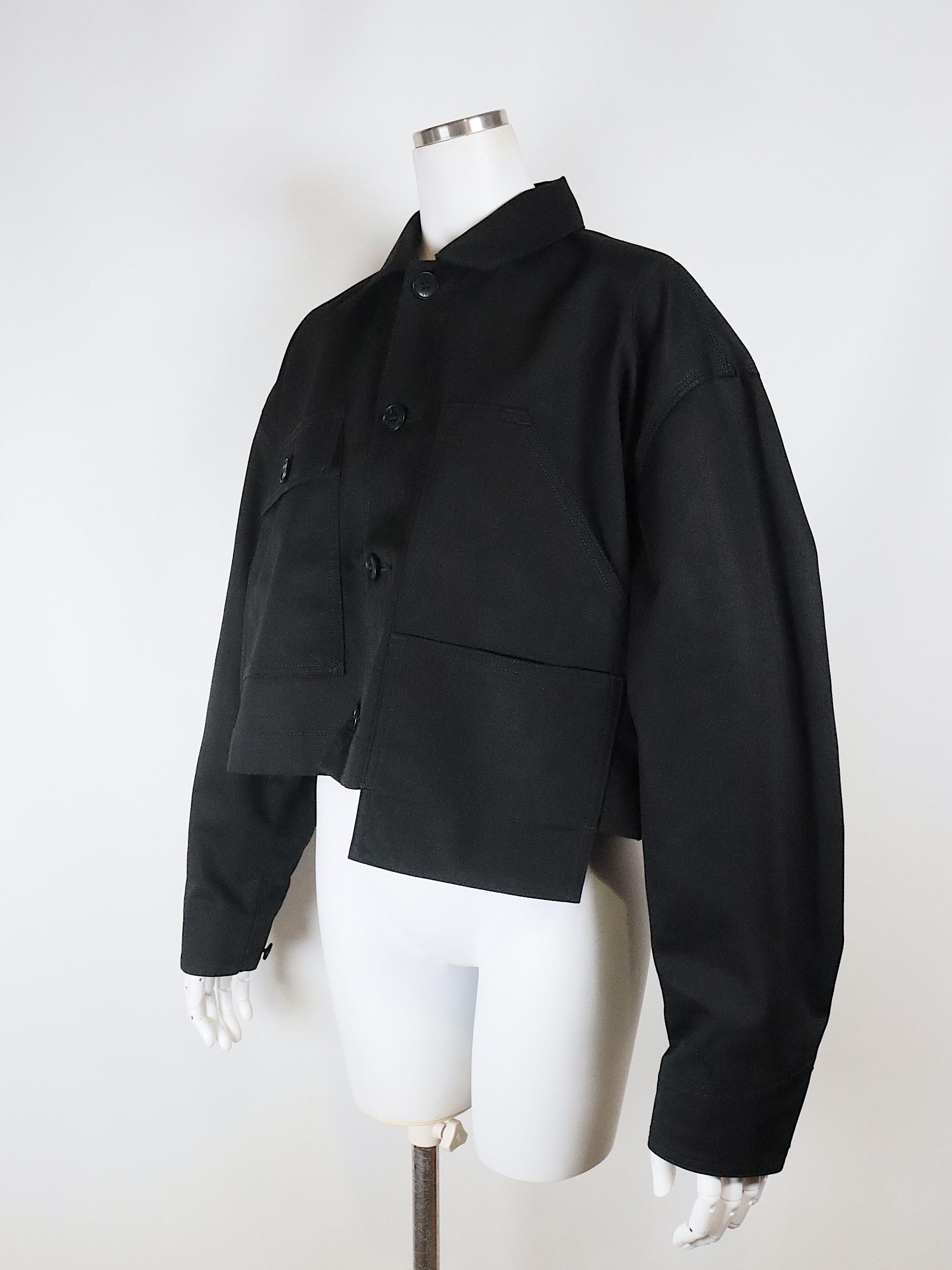 ハイク カシミヤ混　テーラードジャケット ブラック HYKE シングル HYKE(ハイク)通販-six Online Shop