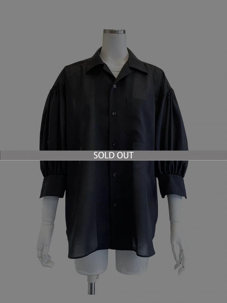 <img class='new_mark_img1' src='https://img.shop-pro.jp/img/new/icons47.gif' style='border:none;display:inline;margin:0px;padding:0px;width:auto;' />T/W VOILE BALLOON SLEEVE BLOUSE