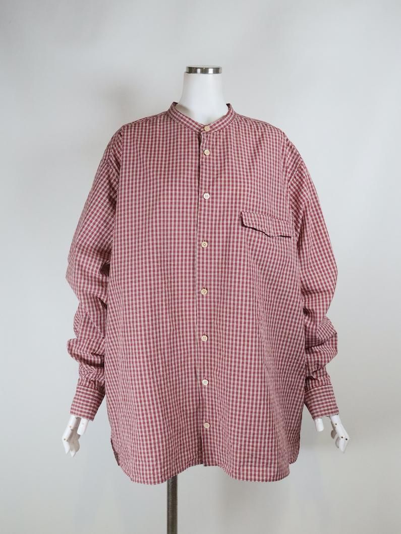 <img class='new_mark_img1' src='https://img.shop-pro.jp/img/new/icons14.gif' style='border:none;display:inline;margin:0px;padding:0px;width:auto;' />202 SHIRTS BAND COLLAR MINI RED