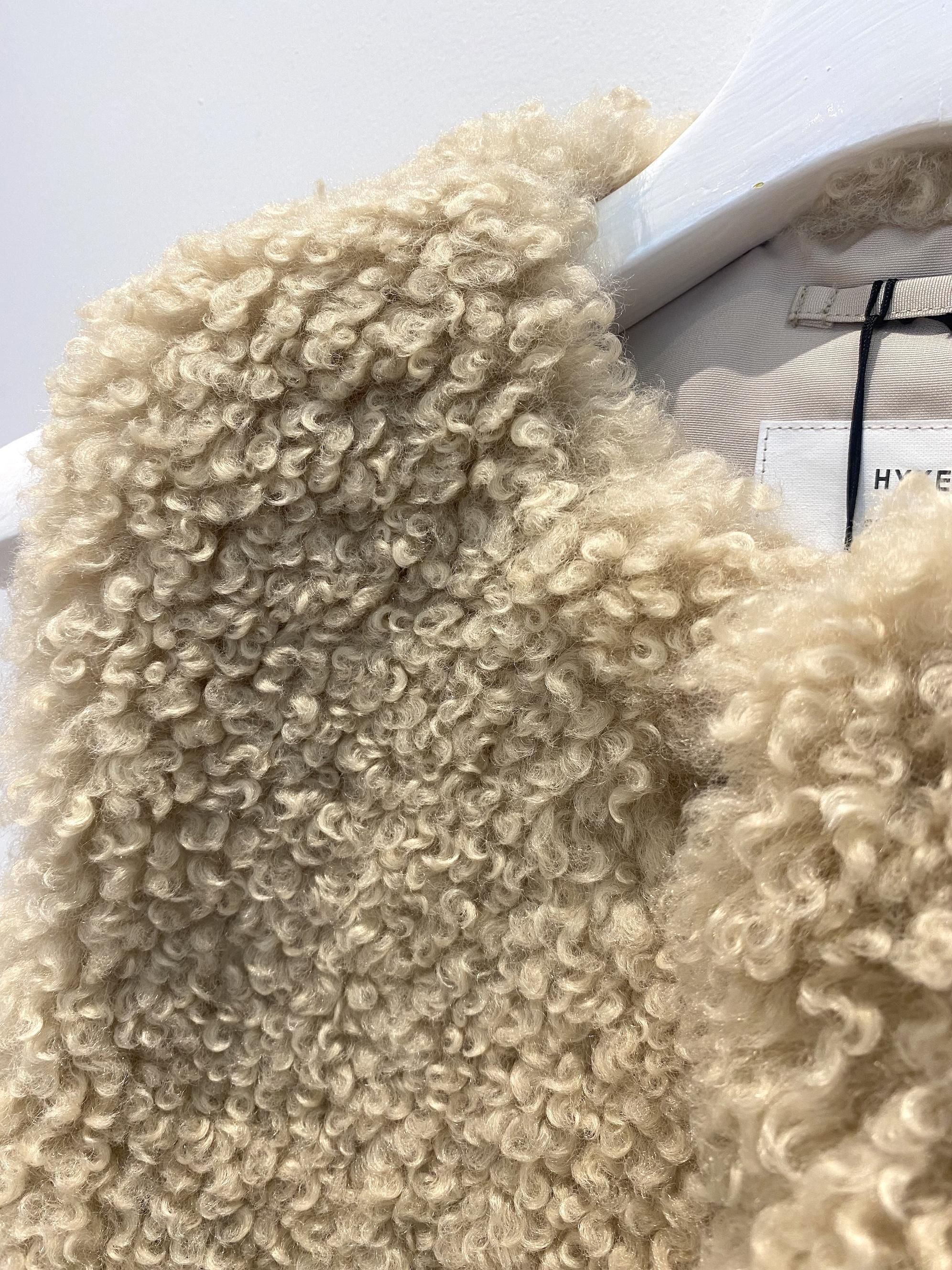 HYKE ボアベスト greenroom別注　白　ホワイト HYKE(ハイク)通販-six Online Shop