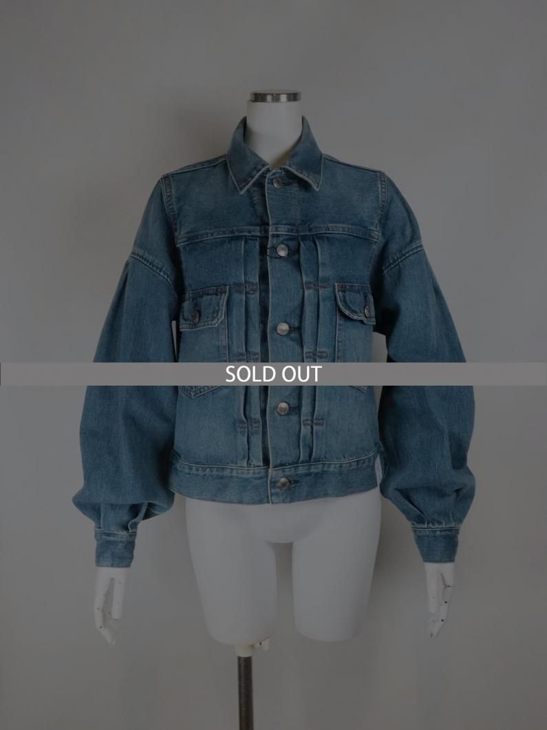 <img class='new_mark_img1' src='https://img.shop-pro.jp/img/new/icons47.gif' style='border:none;display:inline;margin:0px;padding:0px;width:auto;' />BALOON SLEEVE DENIM JACKET/TYPE 2 REGULAR FIT