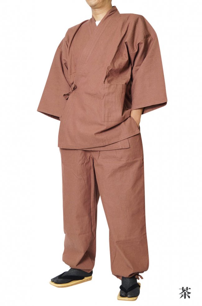 作務衣 デニム ソフトカジュアル　6.5オンスデニム作務衣 401003 M/L/LL - 作務衣の通販,販売なら専門店職人の技ひめか