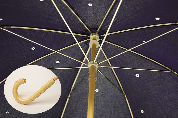 日傘 有松絞り－伝統工芸 手絞り-日本製 612- 作務衣の通販,販売なら専門店職人の技ひめか