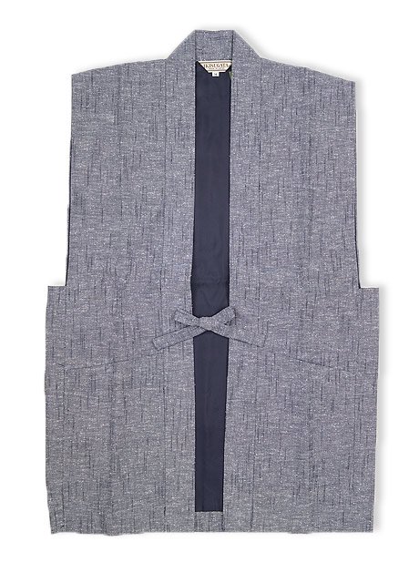 作務衣 羽織 日本製 たてスラブ-陣羽織ベスト M/L/LL- 作務衣の通販,販売なら専門店職人の技ひめか