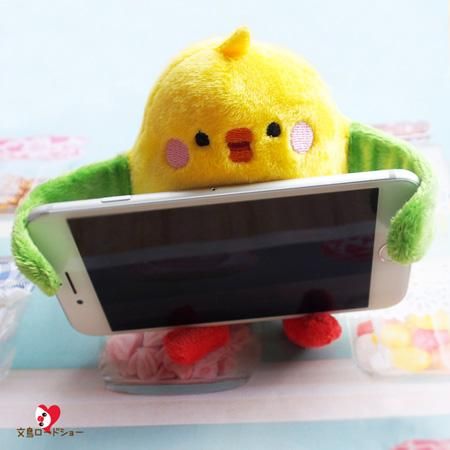 DECOLEむちっとスマホスタンド＊オカメインコ通販なら - 文鳥