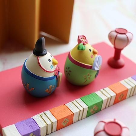 レア★コンコンブル★文鳥鯉のぼり★インコのお雛様、文鳥のぼんぼり★梅とうぐいす DECOLE concombre インコ雛セット通販なら - 文鳥ロードショー