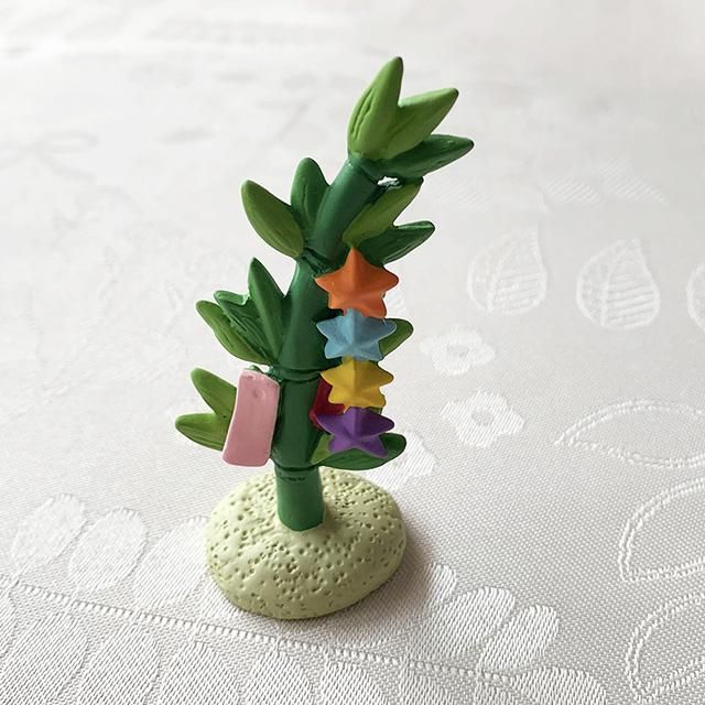 コンコンブル 七夕 文鳥・猫・笹パンダ DECOLE concombre