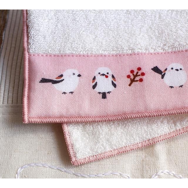 専用❤みかん＊ふわっサラ❤手拭いヘアドライタオル❤シマエナガ 専用❤みかん＊ふわっサラ❤手拭いヘアドライタオル❤シマエナガ