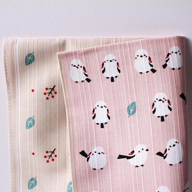 小布 / ちゃんこいシマエナガ」濱文様 / シマエナガのお弁当包み 小布 / ちゃんこいシマエナガ」濱文様 / シマエナガのお弁当包み
