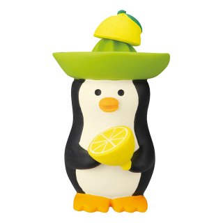 DECOLE デコレ【レモンしぼりペンギン 】concombre コンコンブル「ふぞろいなレモンたち」夏のペンギンミニチュア