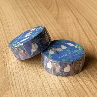 mtの小鳥マスキングテープなら - 文鳥ロードショー 全部小鳥