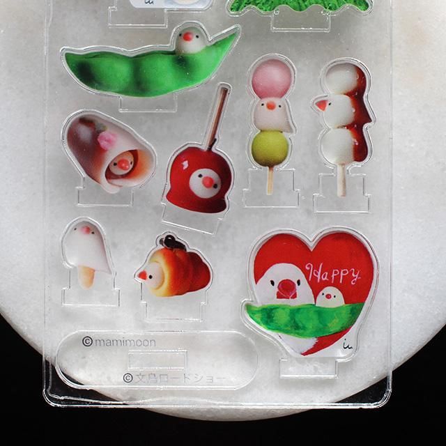 mamimoon作品集・アクリル複製ミニチュアセット vol.1 / 春夏