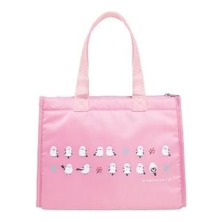 エコトート大 / インコ並べ / グリーン」濱文様 / セキセイ・オカメ