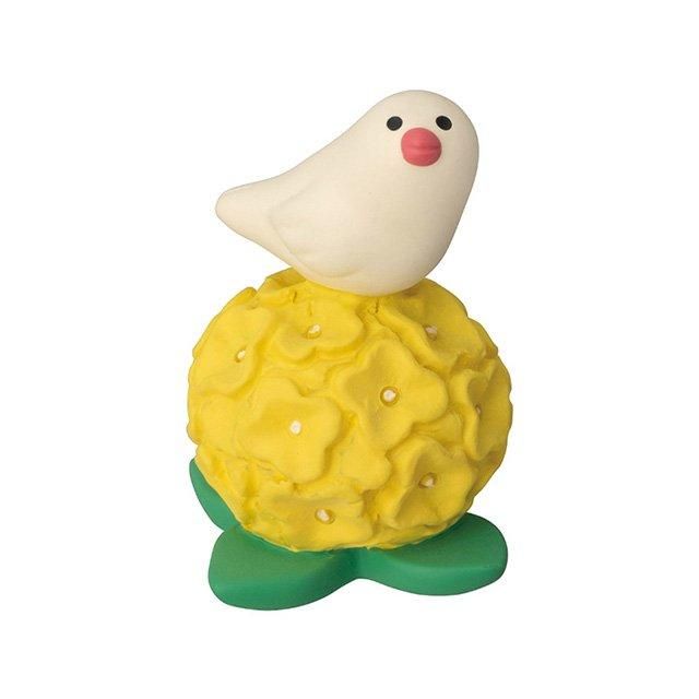 2色セット】「花てまり文鳥 / 菜の花＆さくら」花鞠と文鳥