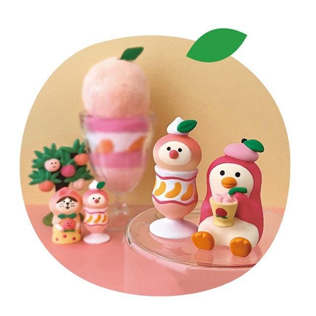 桃の3点セット】「文鳥桃パフェ / 箱入り文鳥桃 / 文鳥桃まん」文鳥