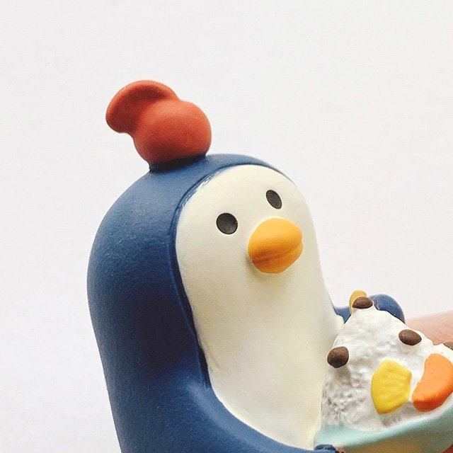ラスト3!】「あんみつ氷ペンギン」ペンギンの甘味処ミニチュア