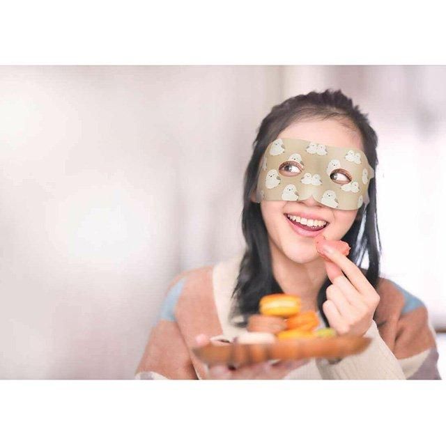 ながら温アイマスク / とり / ラベンダーの香り / 3枚入り」シマエナガ