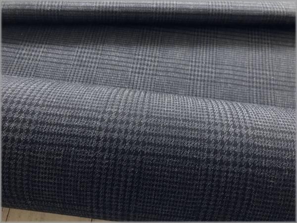 先染めツイル 生地 グレンチェック Navy Black 81a 生地通販 マーブルマーケット 先染めツイル 生地 グレンチェック Navy Black 81a 生地通販 マーブルマーケット