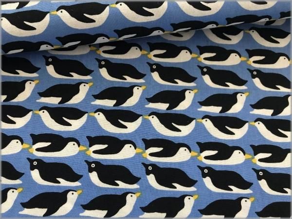 シーチング 生地 ペンギン 整列 Blue 生地通販 マーブルマーケット シーチング 生地 ペンギン 整列 Blue 生地通販 マーブルマーケット