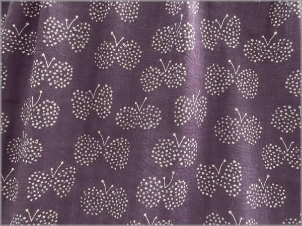 ダブルガーゼ 生地 蝶々 ちょうちょ柄 ラメ Purple 67g 生地通販 マーブルマーケット ダブルガーゼ 生地 蝶々 ちょうちょ柄 ラメ Purple 67g 生地通販 マーブルマーケット