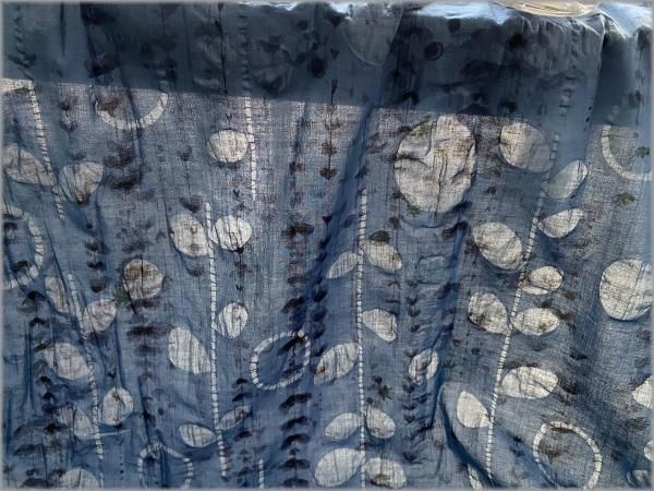 80ローン 生地】リップル*水彩*和モダン葉リーフ模様*131D 生地通販 マーブルマーケット 新学期セット11(リップル地 うす緑働く車柄)