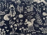 �����㥭���Х� ���ϡۿ���ưʪ*navy linen*A4