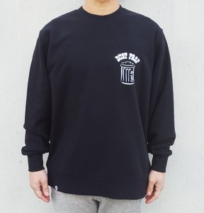 [DUST PROF] Crewneck Sweatshirts (BLACK)