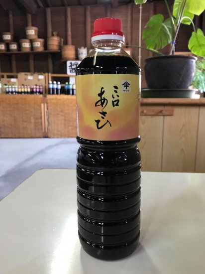 上級濃口醤油 あさひ（旭） 1000ｍｌ - 鹿児島の醤油、麦味噌、甘口