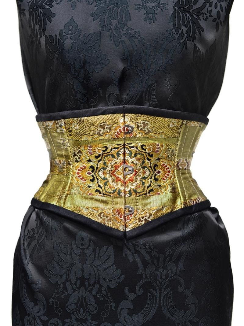 新作半幅帯コルセット（金花曼荼羅） - designbucker