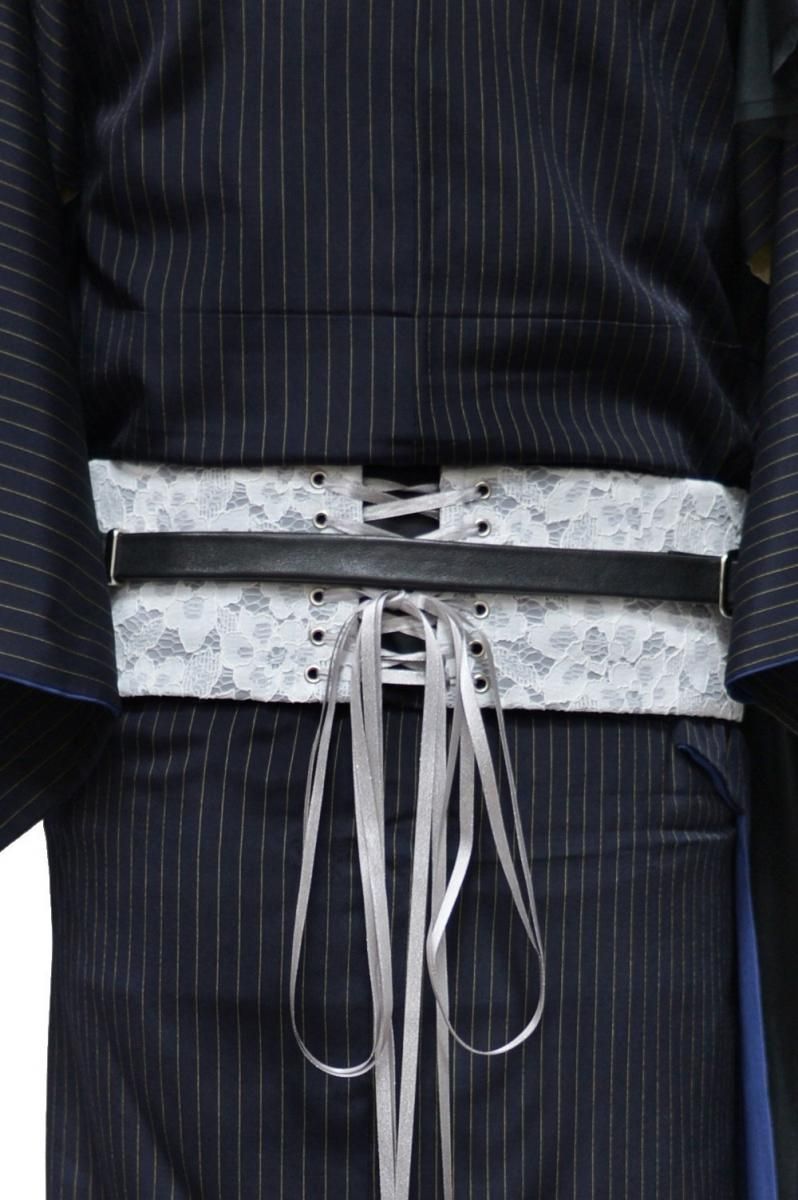 レースの角帯コルセット（メンズ） - designbucker
